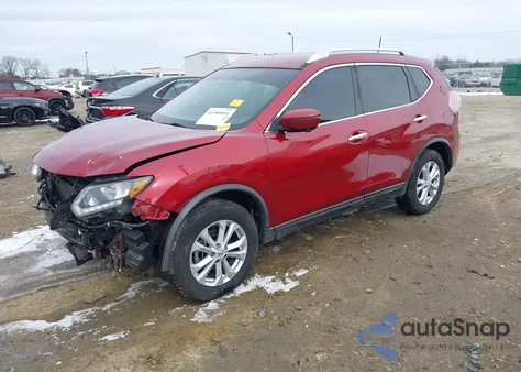 2016 Nissan Rogue S from USA, damaged, VIN KNMAT2MT7GP673106